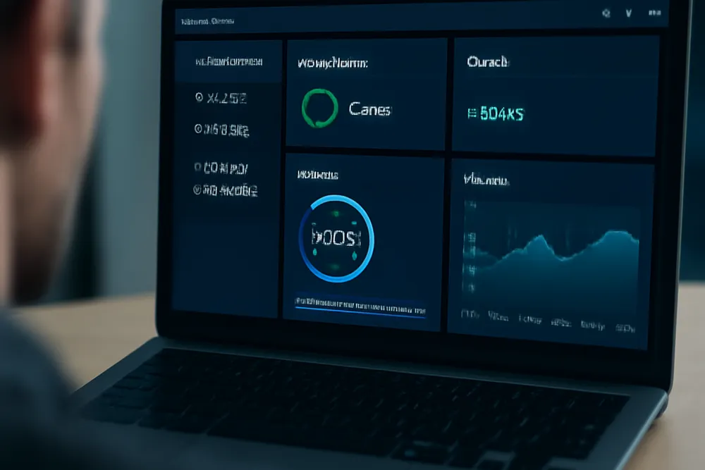 Interface de gestion d’un NAS Synology avec applications